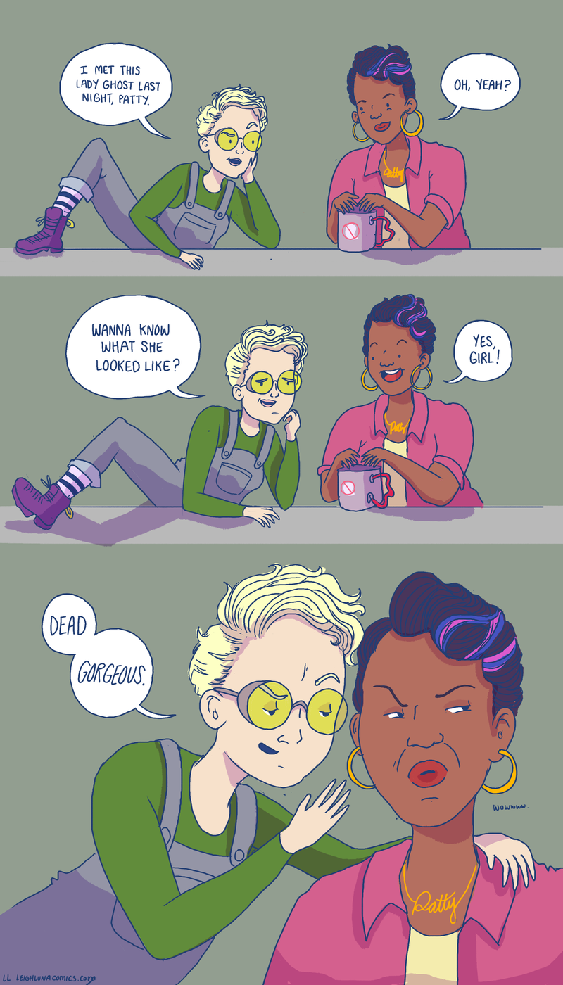 Illustration for article titled Ghostbusters’ Holtzmann has a thing for the ghouls